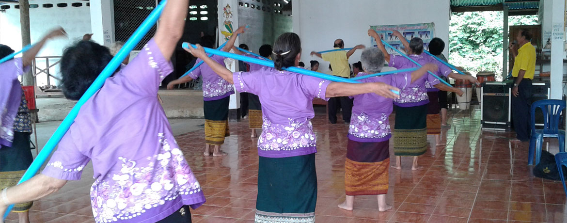 โครงการสร้างเสริมสุขภาพผู้สูงอายุในชุมชน หมู่ที่ 2 บ้านต้นขามตำบลชัยจุมพล อำเภอลับแล จังหวัดอุตรดิตถ์