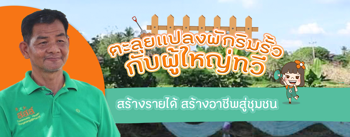 ปลูกผักริมรั้ว สร้างรายได้ สร้างอาชีพสู่ชุมชน
