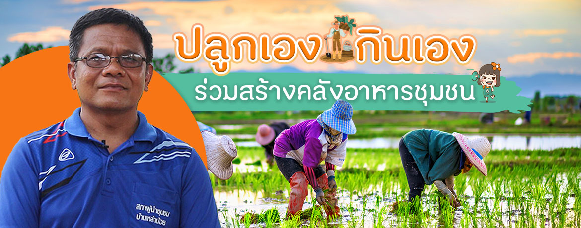 ปลูกเอง – กินเอง  ร่วมสร้างคลังอาหารชุมชน