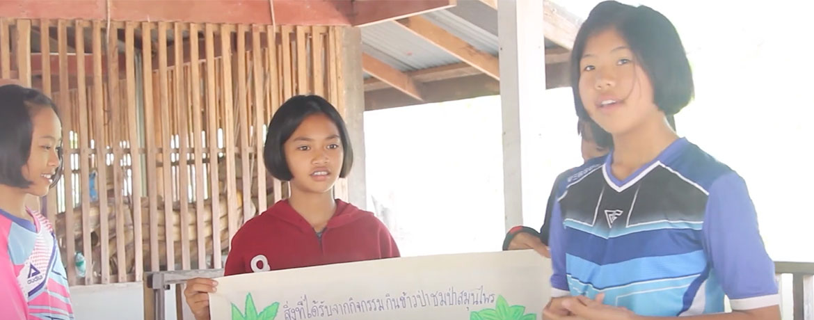 โครงการฮักบ้านเกิดศูนย์การเรียนรู้ชุมชนคนหนุ่มสาว