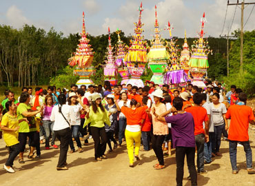 สสส. ร่วมสืบสาน “แห่จาดสารทเดือนสิบ” ใช้งานบุญหนุนสร้างเศรษฐกิจชุมชน