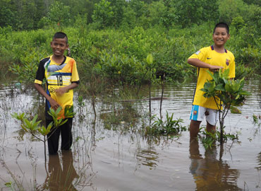 สสส. เสริมพลังชุมชน “บ้านควนโต๊ะเจ๊ะ” ร่วมรักษาป่าชายเลน